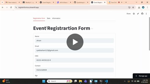 #python #streamlit #dataanalytics #studentproject #learningjourney #plotly #pandas #beginnerdeveloper | Syeda Anusha