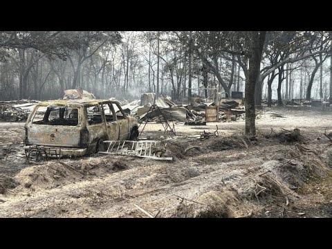 New update as raging wildfires destroy homes, force evacuations across south Georgia