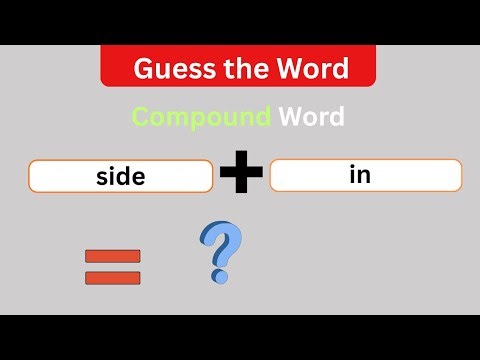Open Compound Words Quiz With Preposition | Learn English | English Practice |