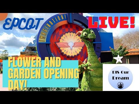 🔴LIVE: Opening Day | Epcot Flower and Garden Festival | Disney World Livestream | 3/4/2026