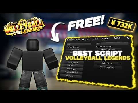 #*NEW* VOLLEYBALL LEGENDS SCRIPT - NO KEY! | (AUTO GUARD, HITBOX BOOST, AIR MOVEMENT, AUTO FARM+)