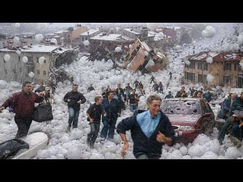 Sudden climate change shocks Spain! Catastrophic hailstorm hits Granada