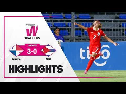 Panamá vs Cuba | 2025/26 Concacaf W Qualifiers