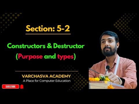 Constructors and Destructors in C++ Explained in Detail | OOP Concepts | Varchasva Academy