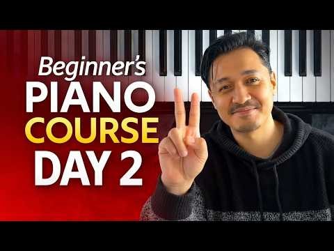 Beginner's Piano Course: Day 2 - Major and Minor Chords | EASY Lessons for Beginner's