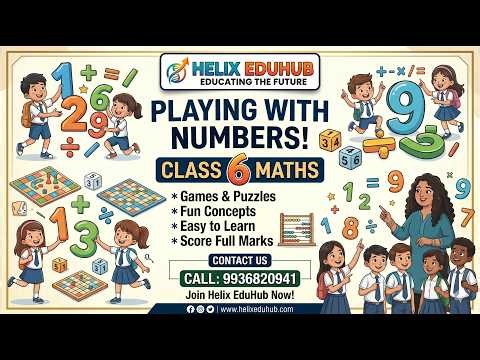Playing with numbers L-2 I class 6th I math #math #class6 #numbers #olympiad #cbse #icse #rbse