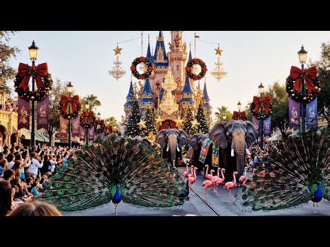 REAL Animals Take Over Disneyland — Jungle Parade 4K (Must See!)