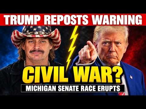 Trump Reposts Kid Rock's "CIVIL WAR" Warning — Michigan ERUPTS