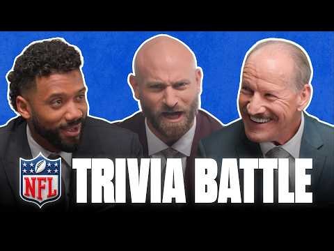 Hi My Name Is?! | Russell Wilson, Kyle Long, and Bill Cowher compete in an NFL Trivia Battle