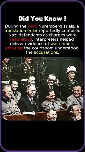 Why Nazi War Criminals Laughed During the Nuremberg Trials #shorts