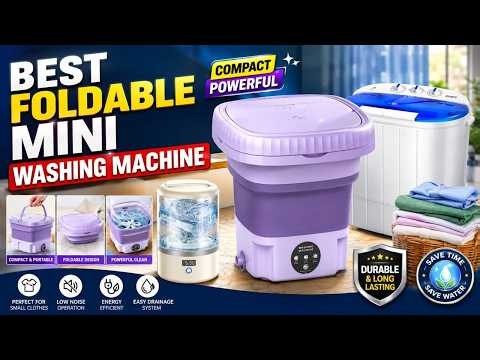 ✅Best Foldable Mini Washing Machine | Top 5 Best Foldable Mini Washing Machine.