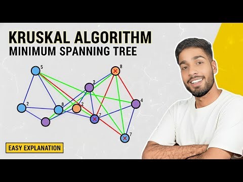 Kruskal Algorithm Explained Step by Step | Minimum Spanning Tree | Graph Theory in Hindi