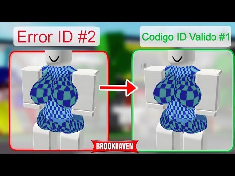 COMO QUITAR EL ERROR DE ID #2 en BROOKHAVEN 🏡 RP OUTFITS 3D CODIGOS ACTUALIZACION PILCHERAS