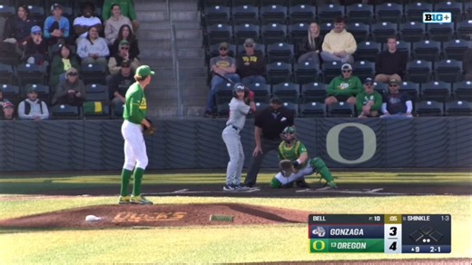 Oregon ends Gonzaga's 14 game win streak and make it 6 straight dubs 🔥🔥🔥Ducks used 9 pitchers to combine for 10 Ks