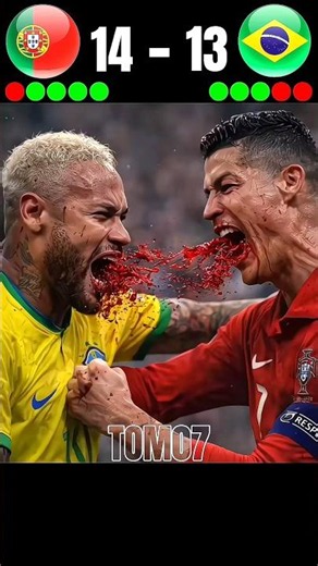 Portugal vs Brazil || PENALTY SHOOTOUT ||🤯🔥IMAGINARY MATCH 2028 ||🥶#shorts #cr7 #football