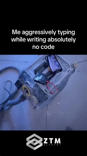 Me looking productive while being completely useless