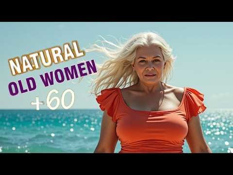 Natural Older Women Over 50 – Age-Defying Style: The Asymmetrical Neck Wrap Hoodie Dress