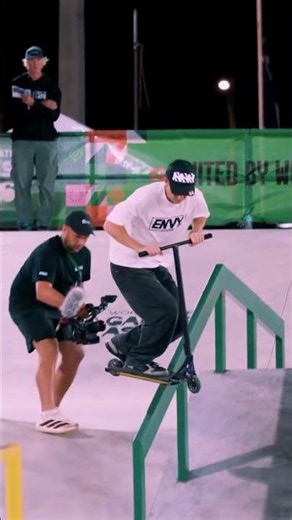 Jordan Chan's highest scoring trick from his finals run #WorldSkate #worldskategames #envyscooters