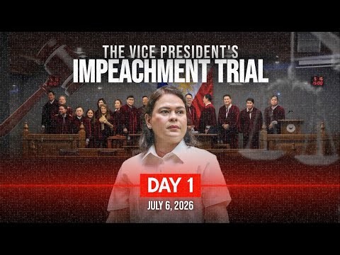 LIVE: ANG PAGLILITIS KAY VICE PRESIDENT SARA DUTERTE | JULY 6, 2026