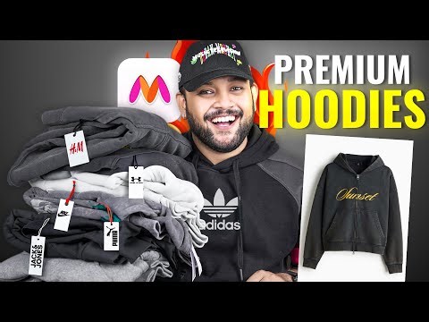 Best Premium Winter Hoodies & Sweateshirt from Myntra | Nike, Puma, Under Armour, H&M Haul & Review