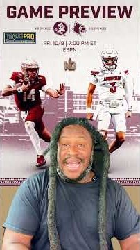 Florida State vs Louisville Preview & PICK