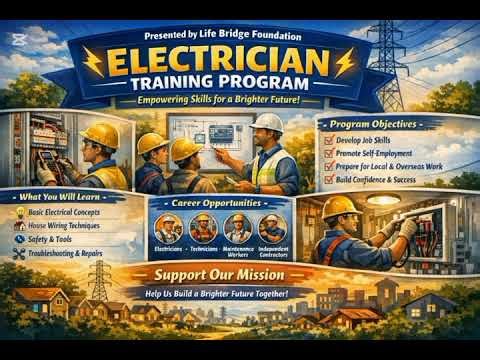 Electrician Training Program | Learn Electrical Skills & Start Your Career ⚡Life Bridge TV