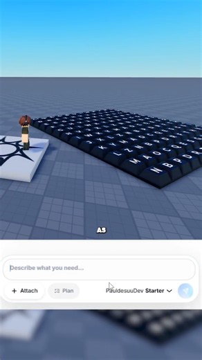 I Scripted a Roblox Button Game Using AI! 🤯 #roblox #ai #forgegui