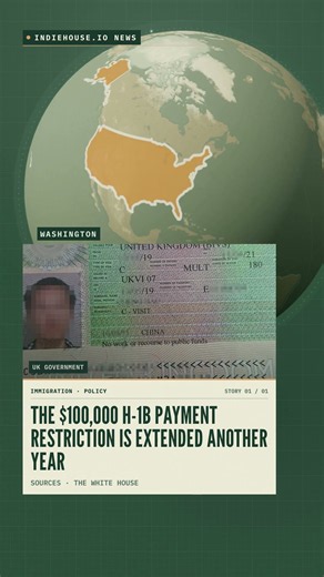 Bad news: The $100,000 H-1B payment restriction is extended #shorts