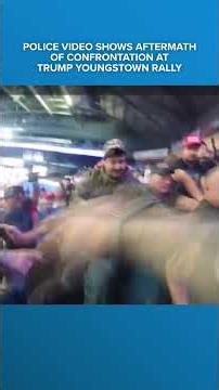 New police video shows aftermath of confrontation at Youngstown Trump rally