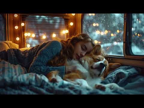 Calm Night Rain on Van Windows | Gentle Raindrop Sounds for Emotional Ease and Sleep