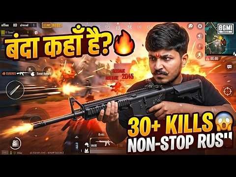 30+ KILLS 😱 NON-STOP RUSH 🔥 BGMI LIVE | Hindi/Marathi | #AvgThorGaming #BattleGroundsMobileIndia