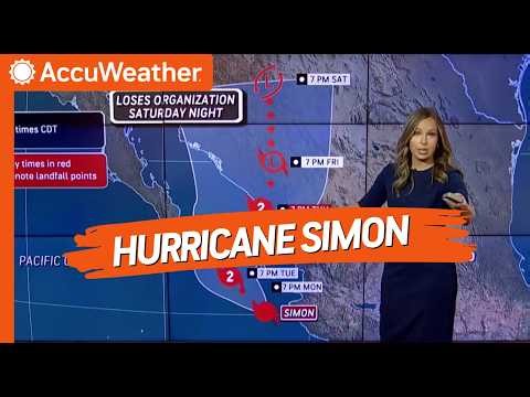 Hurricane Simon Eye Path: Where It Hits Mexico Next