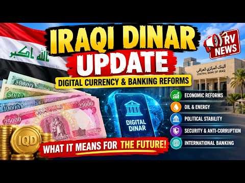 🚨 IRAQI DINAR UPDATE TODAY! 🇮🇶 Digital Currency, Banking Reforms & RV News Explained