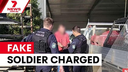 Hells Angels bikie charged with impersonating soldier