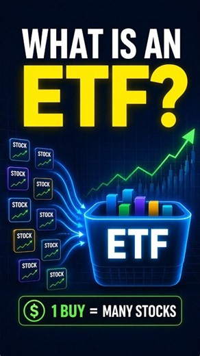 What Is an ETF? 📈 One Investment, Hundreds of Stocks! #Shorts