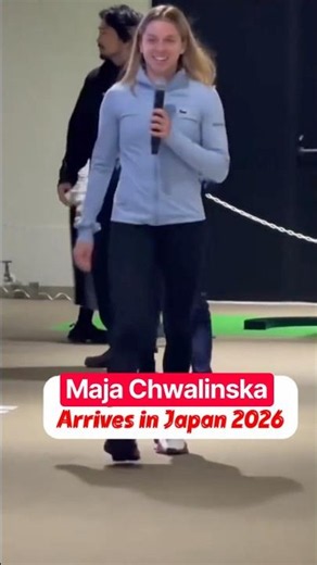 Maja Chwalińska Arrives in Japan! 🇯🇵🎾| Toray Pan Pacific Open 2026 #tennis #shorts