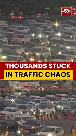 CJP Protest Fallout: Delhi-NCR Traffic Grinds To A Halt, Commuters Stranded For Hours |Delhi Traffic