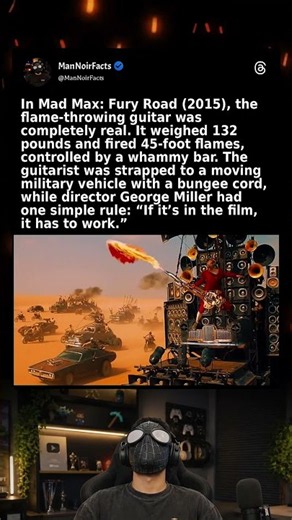 The Mad Max Guitar Really Shot 45-Foot Flames | Fury Road (2015)