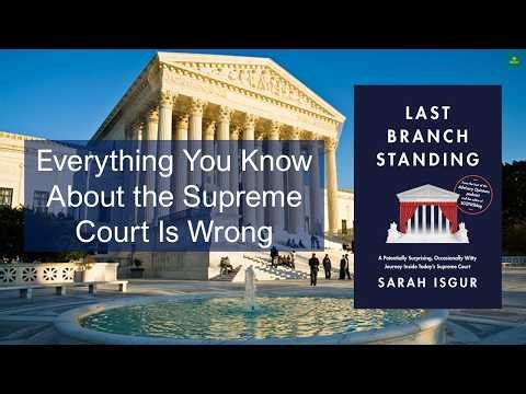 Last Branch Standing | Sarah Isgur | Supreme Court | SCOTUS | Rule of Law | American Democracy