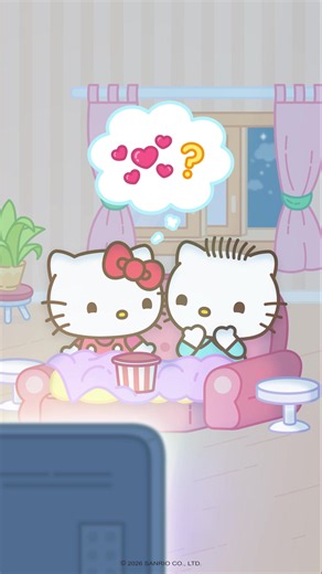 Hello Kitty Dear Daniel couple movie-night tag idea
