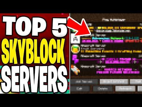 Top 5 Minecraft Skyblock Servers - Java & Bedrock
