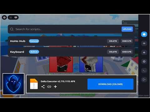 Delta Executor v2.715.1115 Android (New Update 2026) | Delta Exploits Official | Roblox Executor APK