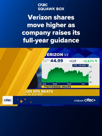 CNBC's Melissa Lee has the details on Verizon's quarterly earnings report, out on Friday morning.