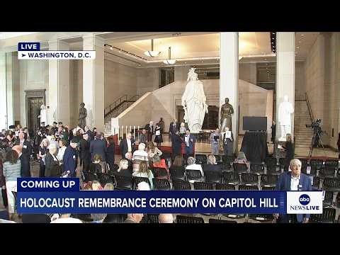 LIVE: Congressional leaders hold Holocaust remembrance ceremony on Capitol Hill