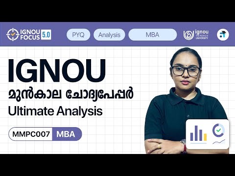 MMPC 007 Business Communication | MBA | IGNOU PYQ Analysis | Kerala's No.1 IGNOU Coaching Platform
