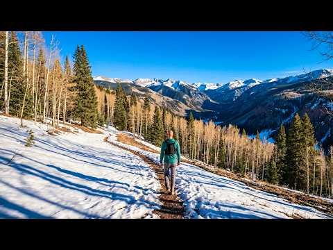 Hiking the Bear Creek Trail | San Juan National Forest, Colorado (25 km Silent Hike ASMR; 4K HDR)