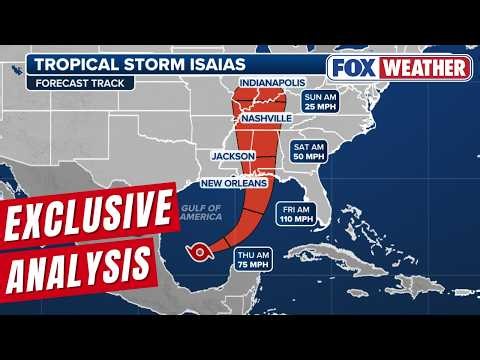 Exclusive Analysis: Tropical Storm Isaias To Threaten The Gulf As A Hurricane