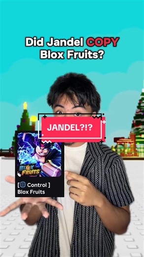 Did Jandel COPY Blox Fruits? #roblox #robloxmemes #bloxfruits #growagarden