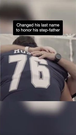 George Musto gave his step-dad the most incredible gift ❤️ #collegefootball #throwback