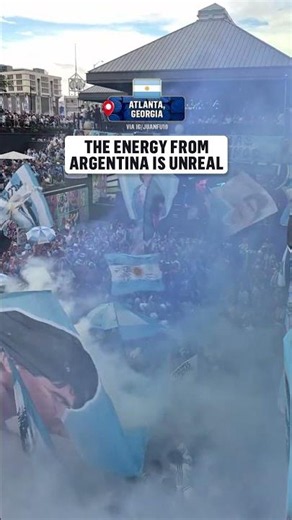 UNREAL SCENES ahead of Argentina vs England in Atlanta